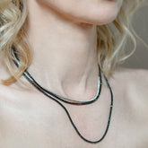 Tennis necklace with diamonds 2.90ct in 18K gold